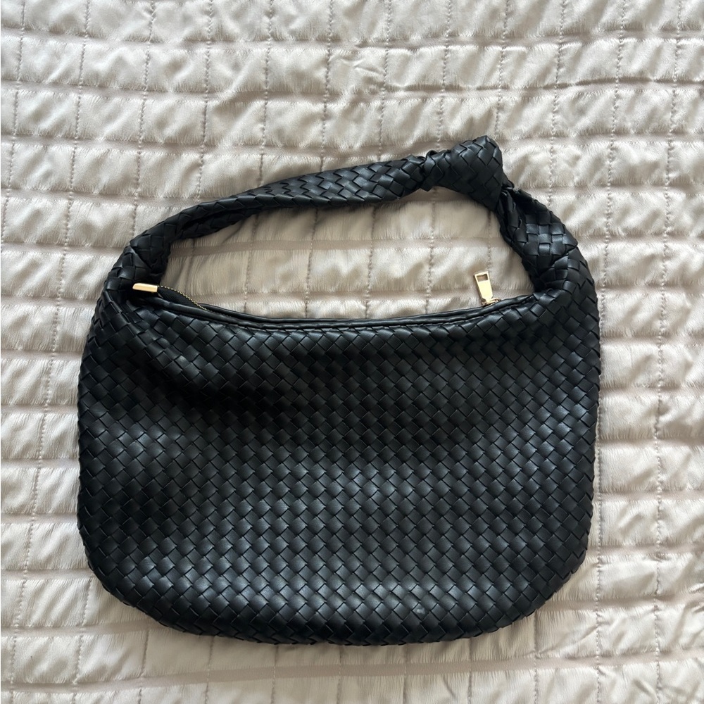 Melie Bianco - The Brigitte Satchel in Black - Picture 4 of 8